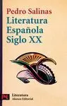 LITERATURA ESPAÑOLA SIGLO XX