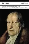 INTRODUCCIÓN GENERAL Y ESPECIAL A LAS ´LECCIONES SOBRE LA FILOSOFÍA DE LA HISTORIA UNIVERSAL´