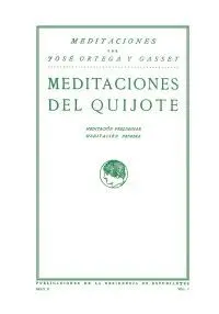 MEDITACIONES DEL QUIJOTE<BR>