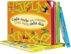 CADA NOCHE UN CUENTO, UNA LETRA CADA DÍA (ESTUCHE 4 VOLS.)