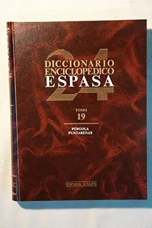 DICCIONARIO ENCICLOPEDICO ESPASA. TOMO 19 (PERGOLA-PUNTARENAS) DICCIONARIO ENCICLOPEDICO ESPASA. TOMO 19 (PERGOLA-PUNTARENAS)