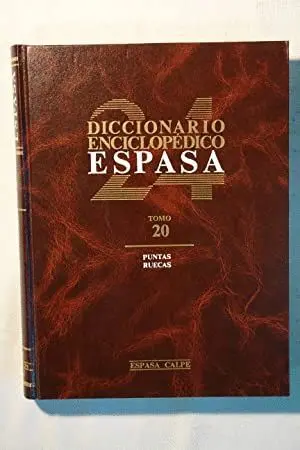 DICCIONARIO ENCICLOPEDICO ESPASA. TOMO 20 (PUNTAS-RUECAS) DICCIONARIO ENCICLOPEDICO ESPASA. TOMO 20 (PUNTAS-RUECAS)