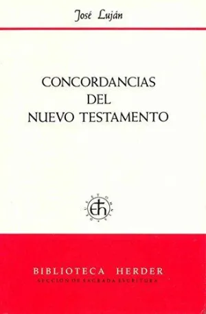 CONCORDANCIAS DEL NUEVO TESTAMENTO
