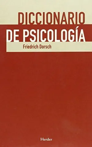 DICCIONARIO DE PSICOLOGÍA