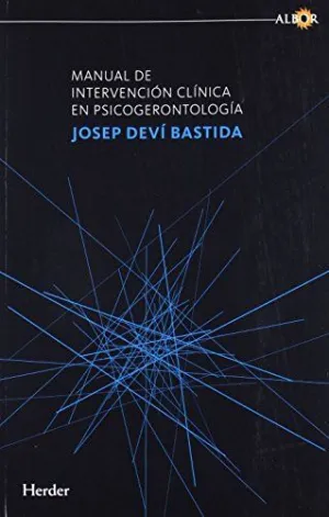 MANUAL DE INTERVENCIÓN CLÍNICA EN PSICOGERONTOLOGÍA