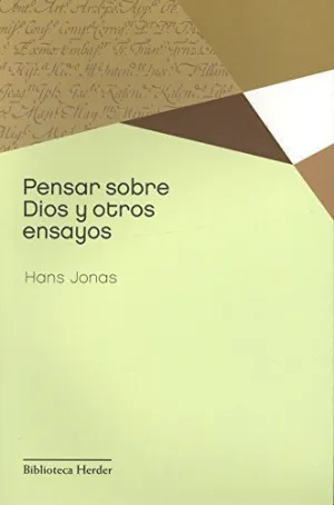 PENSAR SOBRE DIOS Y OTROS ENSAYOS