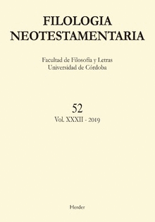 FILOLOGÍA NEOTESTAMENTARIA Nº 52 VOL. XXX - II 2019