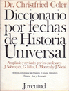 DICCIONARIO POR FECHAS DE HISTORIA UNIVERSAL