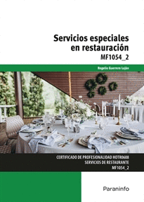 SERVICIOS ESPECIALES EN RESTAURACIÓN. MF1054_2