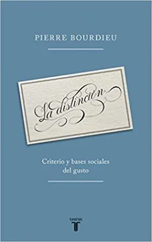 LA DISTINCIÓN