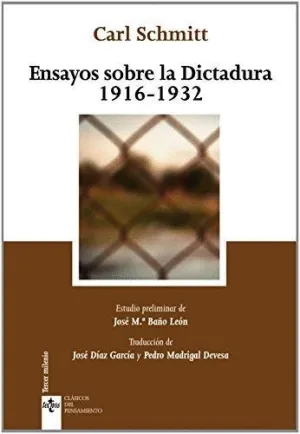 ENSAYOS SOBRE LA DICTADURA, 1916-1932