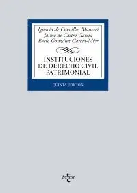 INSTITUCIONES DE DERECHO CIVIL PATRIMONIAL