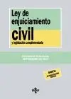 LEY DE ENJUICIAMIENTO CIVIL Y LEGISLACIÓN COMPLEMENTARIA LEY DE ENJUICIAMIENTO CIVIL Y LEGISLACIÓN COMPLEMENTARIA