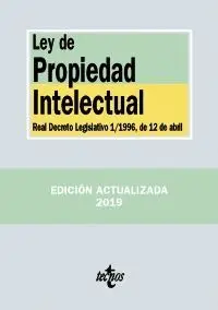 LEY DE PROPIEDAD INTELECTUAL. REAL DECRETO LEGISLATIVO 1/1996, DE 12 DE ABRIL