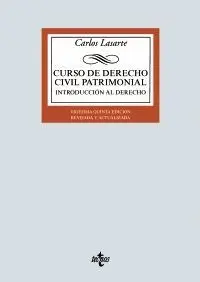 CURSO DE DERECHO CIVIL PATRIMONIAL. INTRODUCCIÓN AL DERECHO CURSO DE DERECHO CIVIL PATRIMONIAL. INTRODUCCIÓN AL DERECHO