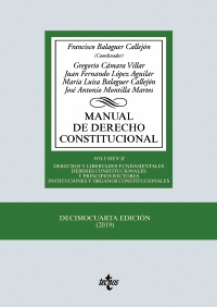 MANUAL DE DERECHO CONSTITUCIONAL. VOL. II: DERECHOS Y LIBERTADES FUNDAMENTALES. DEBERES CONSTITUCION