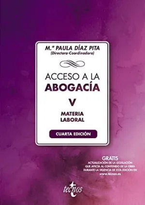 ACCESO A LA ABOGACÍA-V-LABORAL