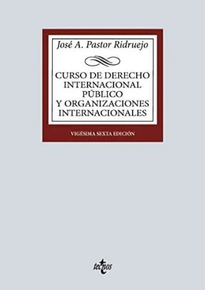 CURSO DE DERECHO INTERNACIONAL PÚBLICO Y ORGANIZACIONES INTERNACIONALES CURSO DE DERECHO INTERNACIONAL PÚBLICO Y ORGANIZACIONES INTERNACIONALES