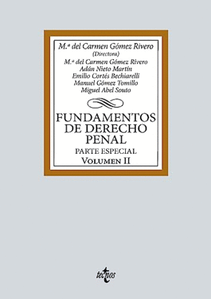 FUNDAMENTOS DE DERECHO PENAL. VOLUMEN II. PARTE ESPECIAL