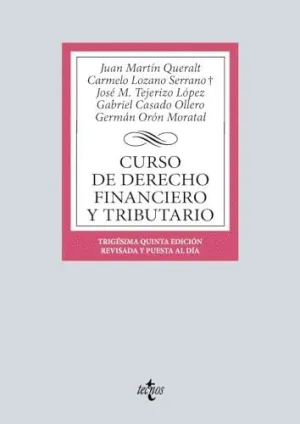 CURSO DE DERECHO FINANCIERO Y TRIBUTARIO