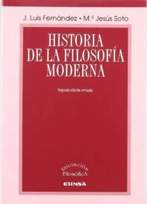 HISTORIA DE LA FILOSOFÍA MODERNA