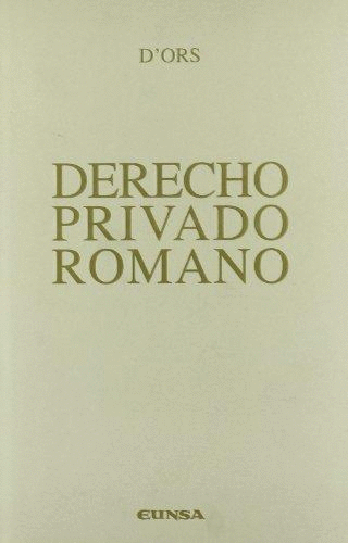 DERECHO PRIVADO ROMANO