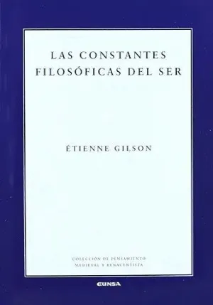 LAS CONSTANTES FILOSÓFICAS DEL SER