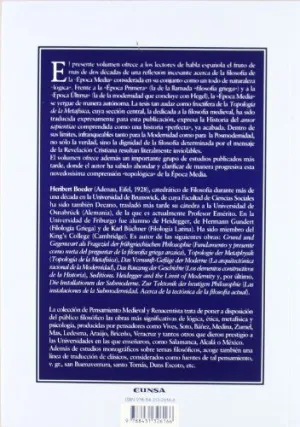 TOPOLOGÍA DE LA METAFÍSICA: LA ÉPOCA MEDIA TOPOLOGÍA DE LA METAFÍSICA: LA ÉPOCA MEDIA