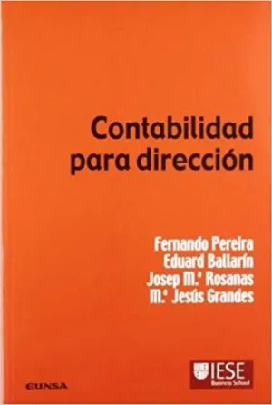 CONTABILIDAD PARA DIRECCIÓN.