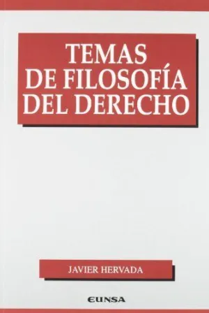 TEMAS DE FILOSOFÍA DEL DERECHO