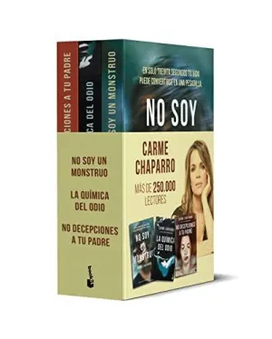 NO SOY UN MONSTRUO - LA QUIMICA DEL ODIO - NO DECEPCIONES A TU PADRE (PACK 3 VOLS.)