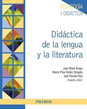 DIDÁCTICA DE LA LENGUA Y LA LITERATURA DIDÁCTICA DE LA LENGUA Y LA LITERATURA