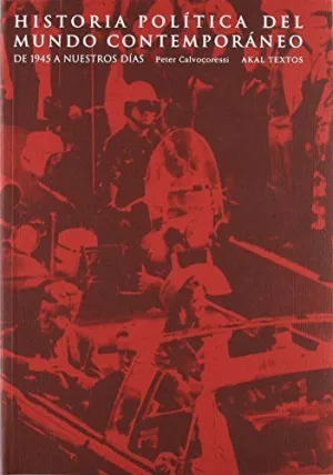 Hª POLITICA DEL MUNDO CONTEMPORANEO:DE 1945 A NUESTROS DIAS