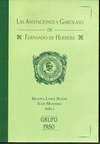 LAS ANOTACIONES A GARCILASO DE FERNANDO DE HERRERA (LIBRETO + CD)