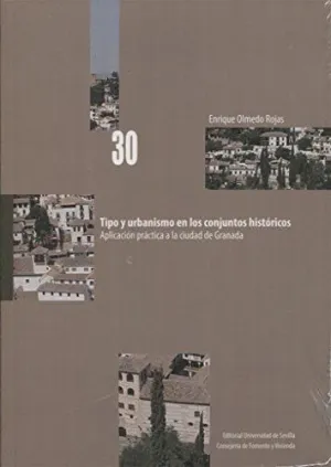 TIPO Y URBANISMO EN LOS CONJUNTOS HISTÓRICOS: APLICACIÓN PRÁCTICA A LA CIUDAD DE GRANADA TIPO Y URBANISMO EN LOS CONJUNTOS HISTÓRICOS: APLICACIÓN PRÁCTICA A LA CIUDAD DE GRANADA