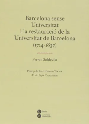 Barcelona Sense Universitat I la Restauracio