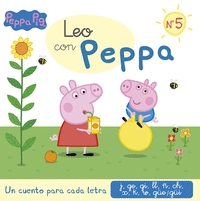 PEPPA PIG. LEO CON PEPPA Nº 5: J, GE, GI, LL, Ñ, CH, X, K, W, GÜE-GÜI