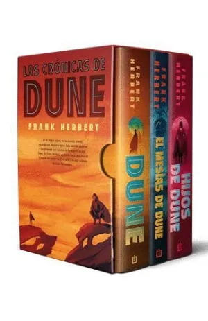 TRILOGÍA DUNE, EDICIÓN DE LUJO (ESTUCHE CON: DUNE  EL MESÍAS DE DUNE  HIJOS DE DUNE)