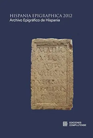 HISPANIA EPIGRAPHICA 2012