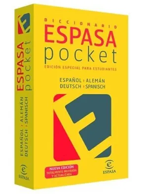 DICCIONARIO ESPASA POCKET ESPAÑOL-ALEMAN / DEUTSCH-SPANISCH
