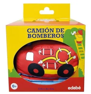 Camion de Bomberos Libro de Tela para Bebes