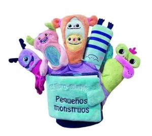 Pequeños Monstruos Libro Guante con Titeres de Dedo