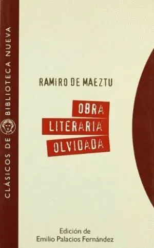 OBRA LITERARIA OLVIDADA (1897-1900)