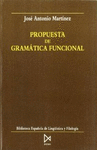 PROPUESTA DE GRAMATICA FUNCIONAL