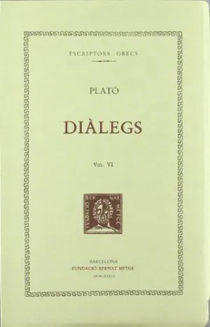 DIALEGS - VOL VI - EL CONVIT