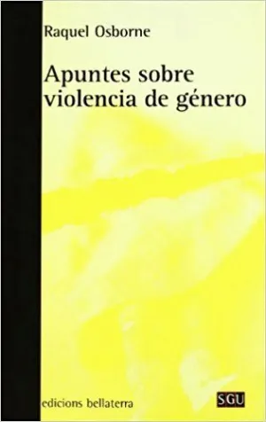 APUNTES SOBRE VIOLENCIA DE GÉNERO
