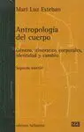 ANTROPOLOGIA DEL CUERPO:<BR> ANTROPOLOGIA DEL CUERPO:<BR>