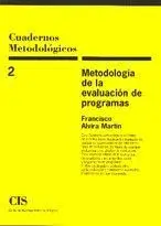 METODOLOGÍA DE LA EVALUACIÓN DE PROGRAMAS