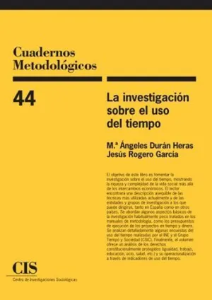 LA INVESTIGACIÓN SOBRE EL USO DEL TIEMPO