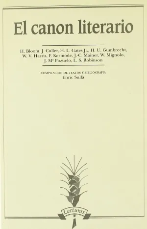 EL CANON LITERARIO